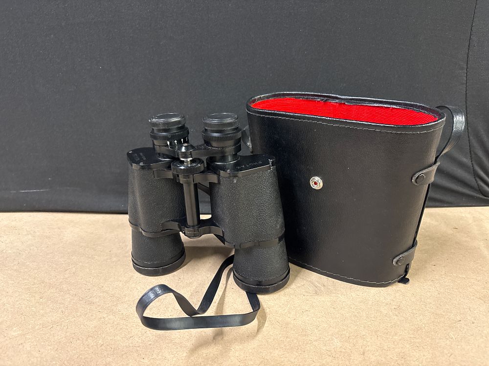 Lot 281: Photax 10 x 50 Coated Optics Binoculars with Case