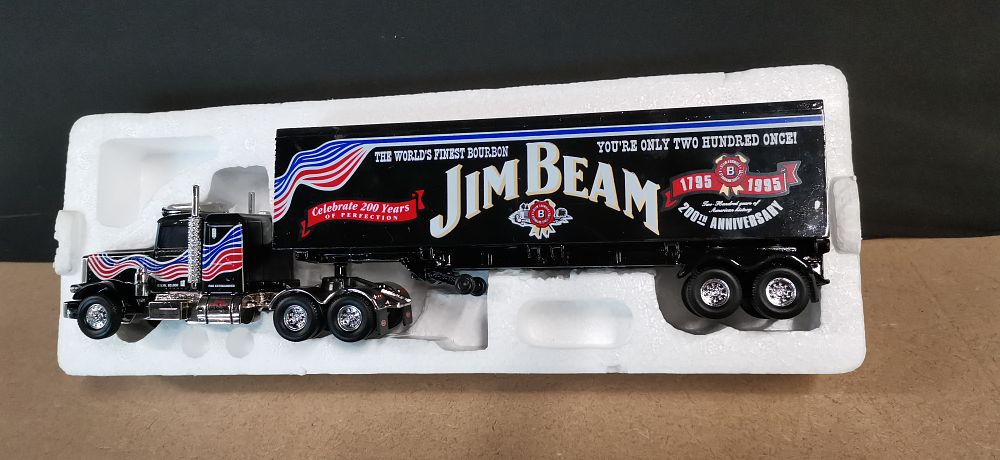 Lot 314: Matchbox Peterbilt Jim Beam 200th Anniversary Tractor-Trailer