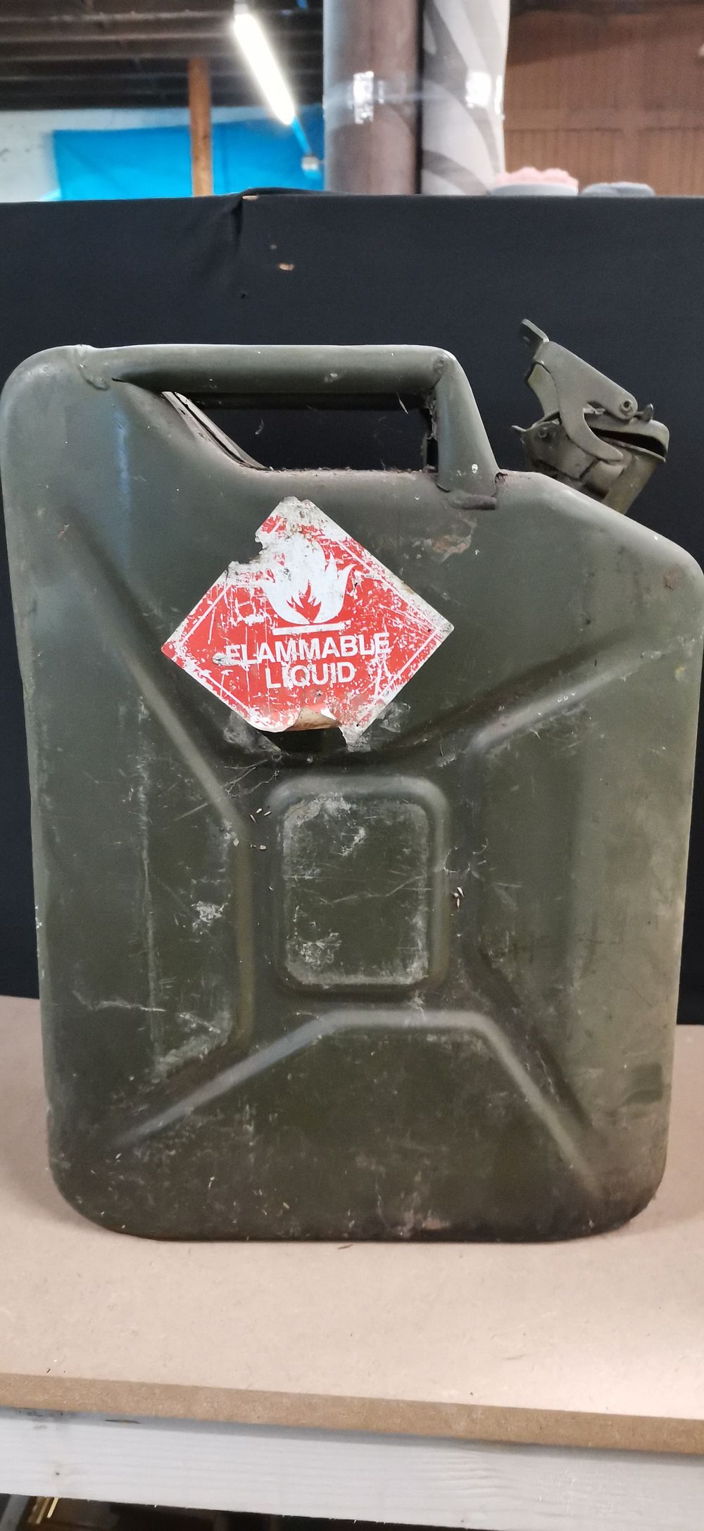 Lot 332: British Military 20L Jerry Can by Bellino dated 1993