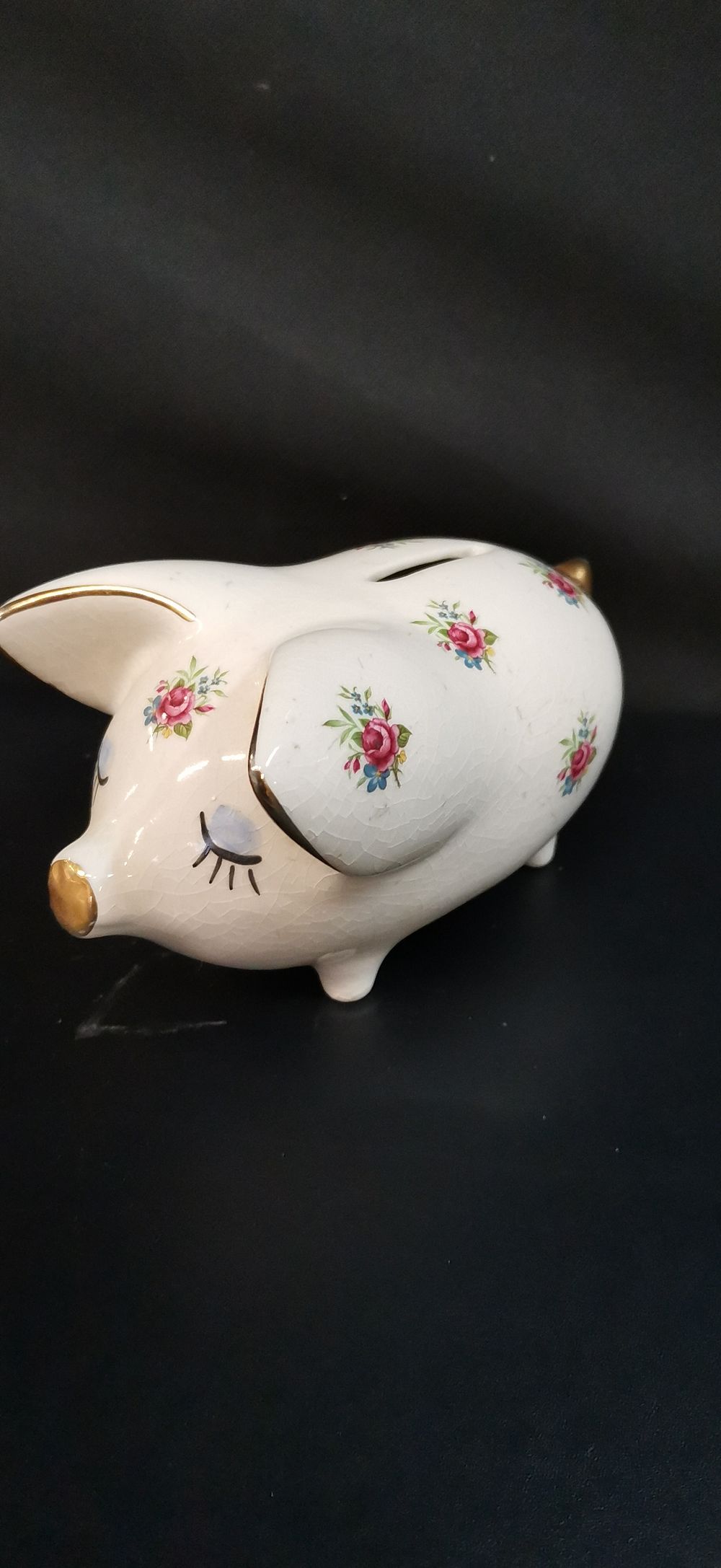 Lot 153: Arthur Wood Floral Ceramic Piggy Bank