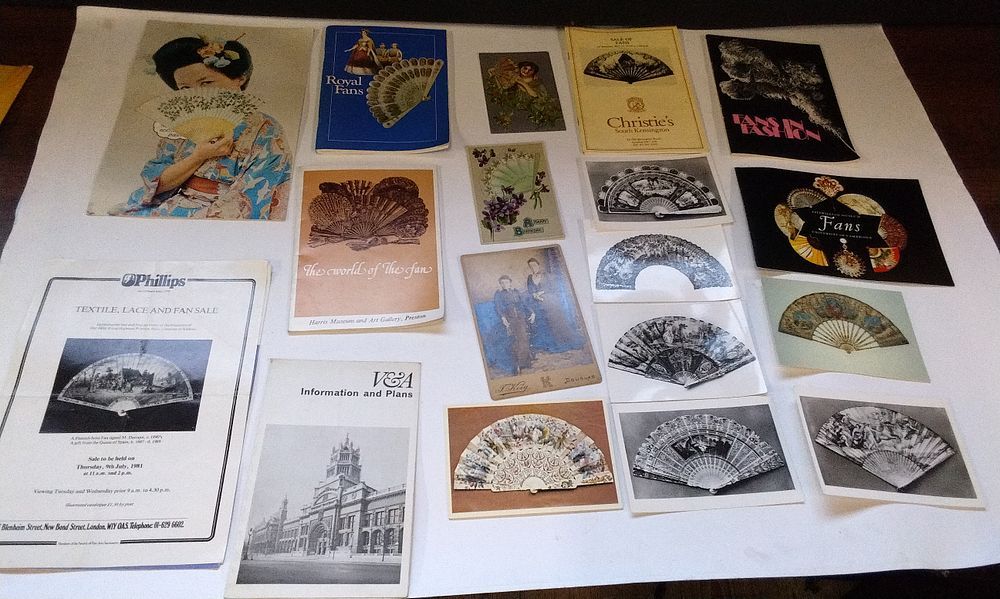 Lot 212: A Collection of Folding Fan Auction Catalogues and Ephemera