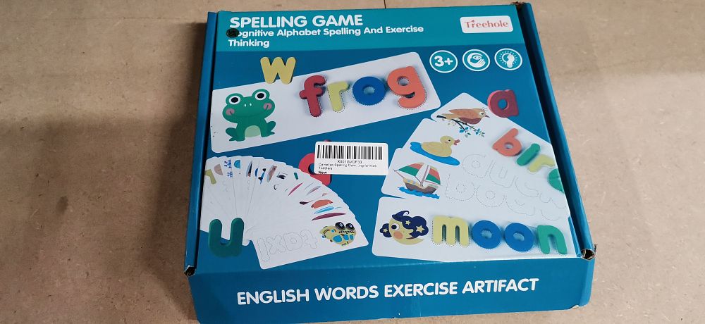 Lot 228: Treehole Cognitive Alphabet Spelling Game and English Words Exercise Artifact