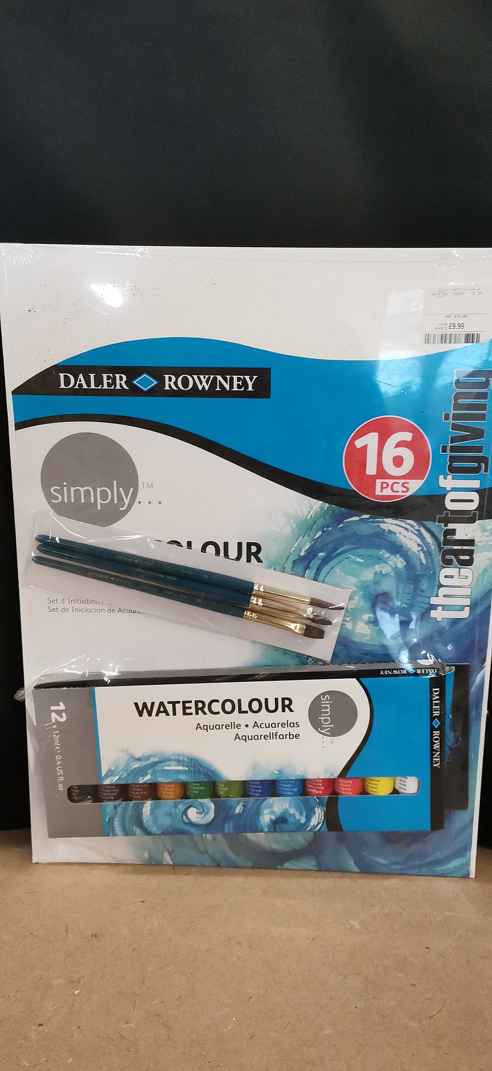 Lot 268: Daler-Rowney Simply Watercolour Paint Starter Set