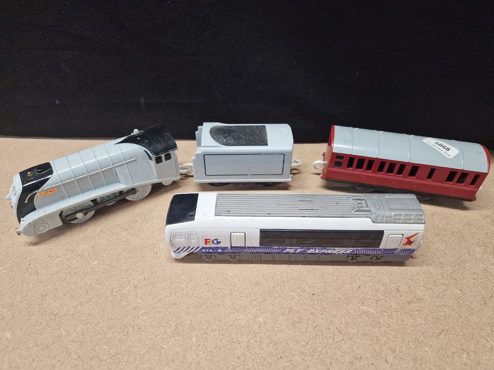 Lot 320: A Collection of Plastic Toy Train Cars