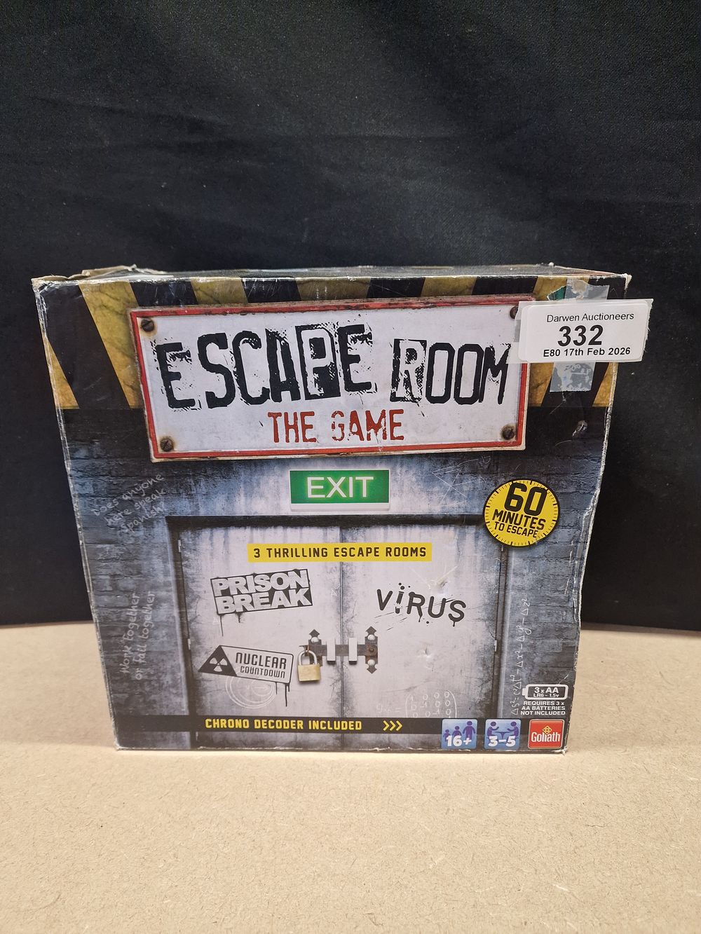 Lot 332: Escape Room The Game Board Game by Goliath