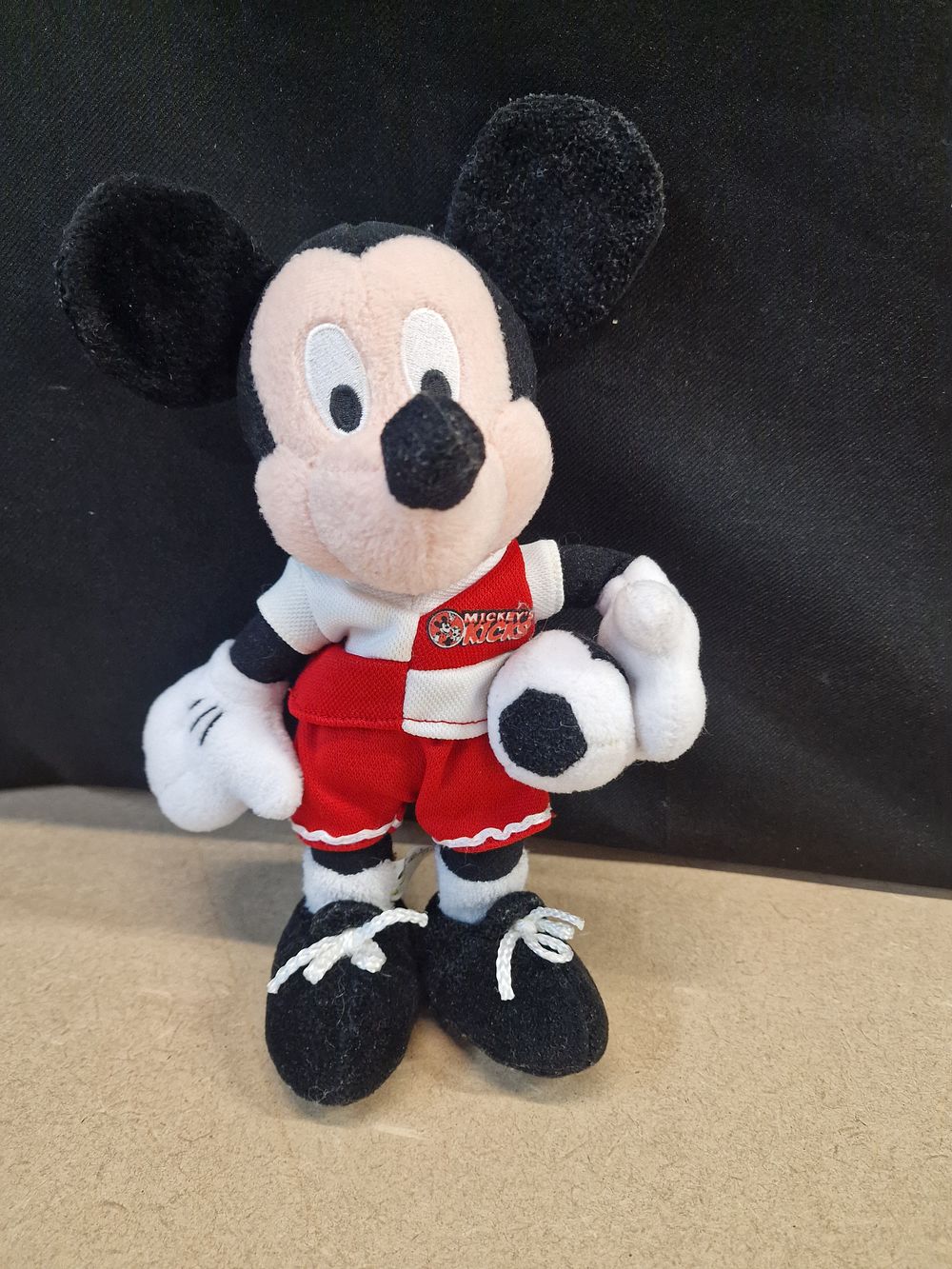Lot 389: Walt Disney World Soccer Mickey Mouse Bean Bag Plush Toy
