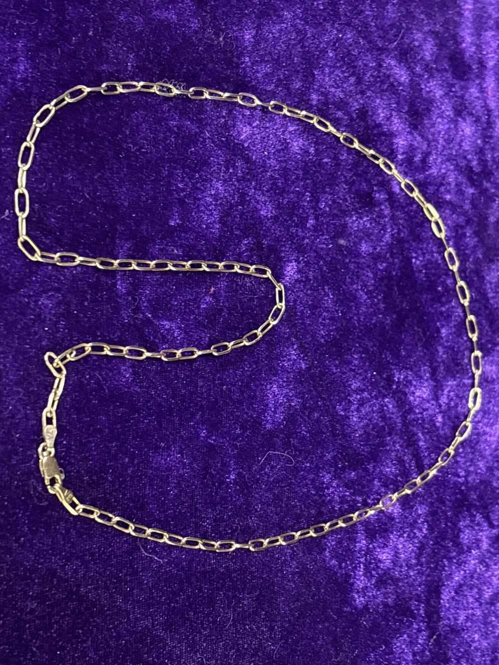 Lot 291: Sterling Silver 925 Figaro Style Paperclip Link Chain Necklace