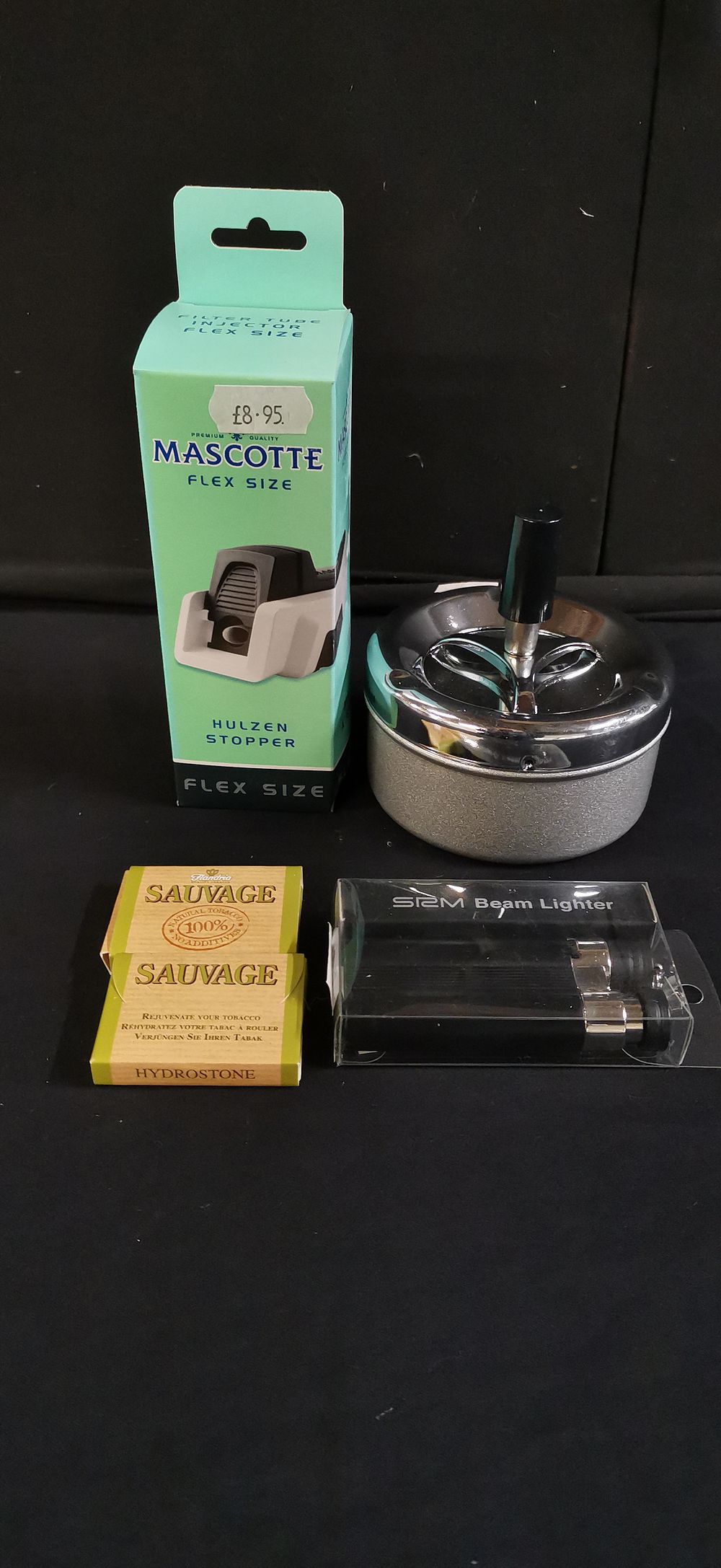 Lot 307: A Collection of Smoking Accessories including Mascotte Filter Tube Injector