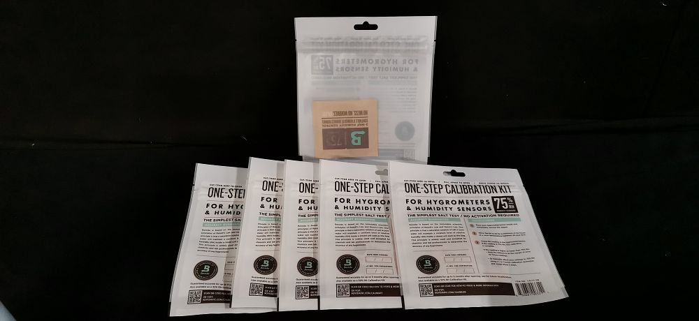 Lot 312: Six Boveda One-Step Calibration Kits for Hygrometers