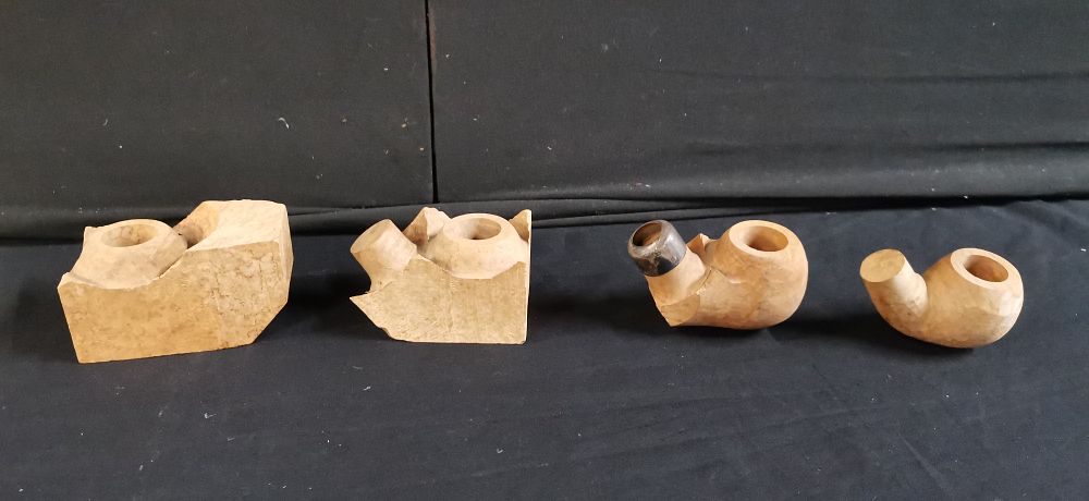 Lot 318: A Group of Wooden Tobacco Pipe Bowls
