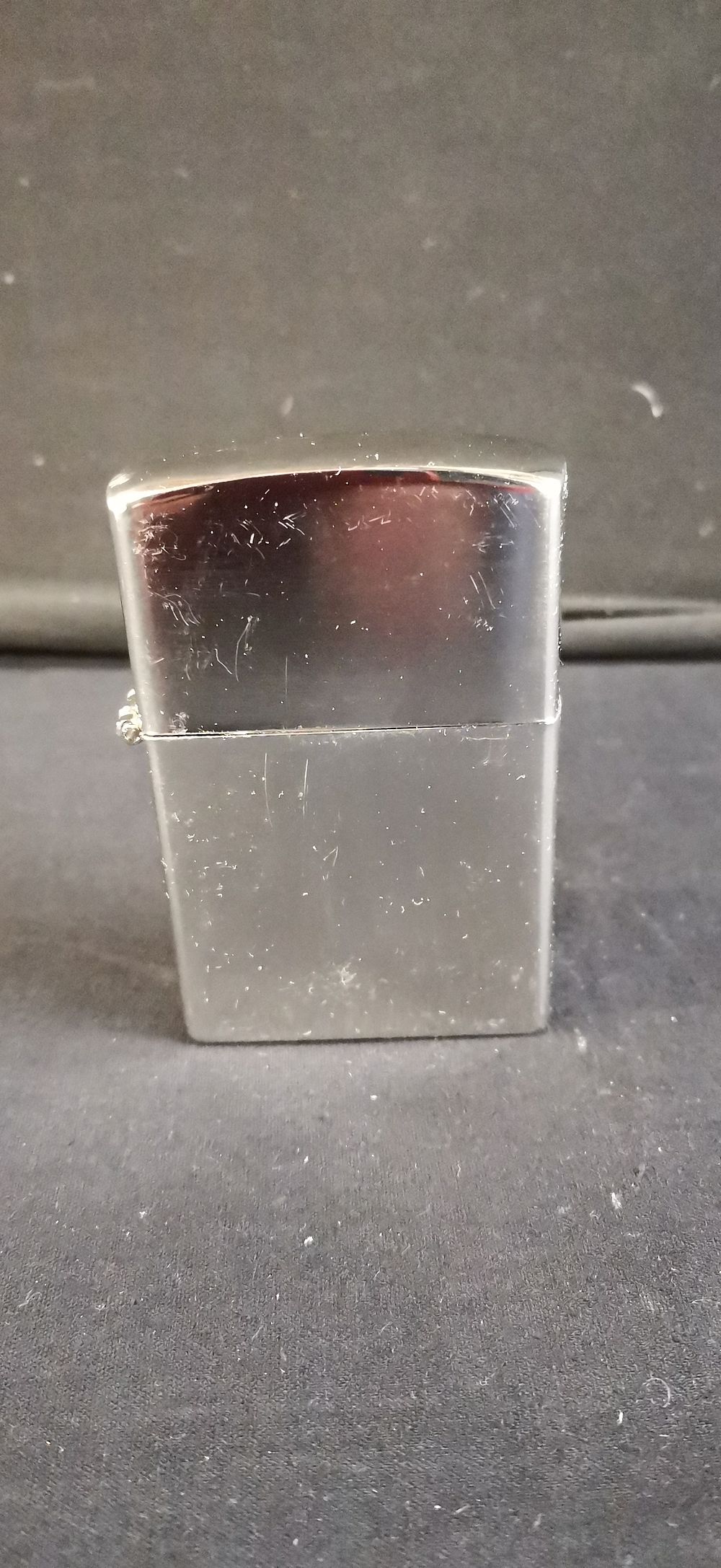 Lot 320: Angel Silver Coloured Flip Top Pocket Lighter