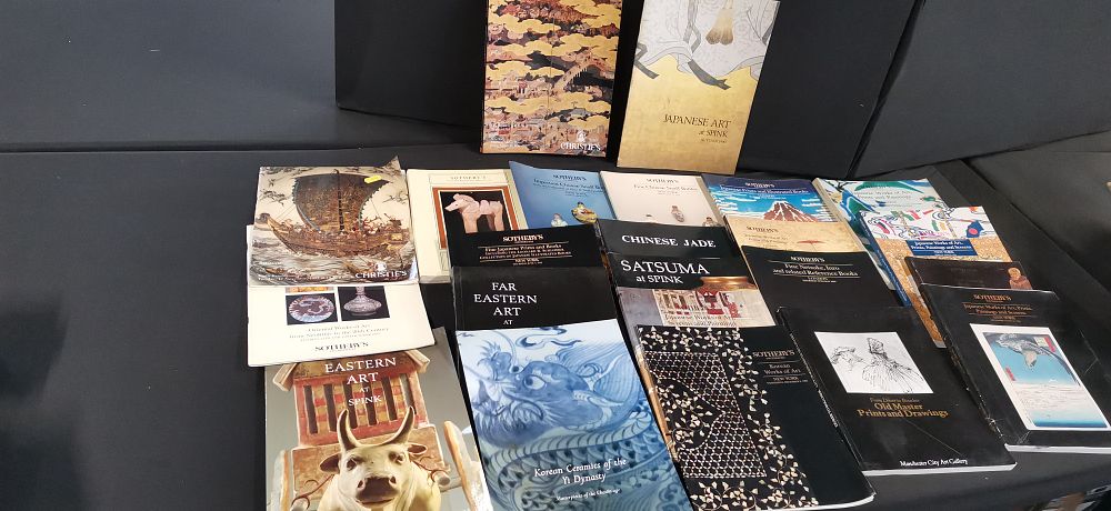 Lot 340: A Collection of Asian Art Auction Catalogues and Books