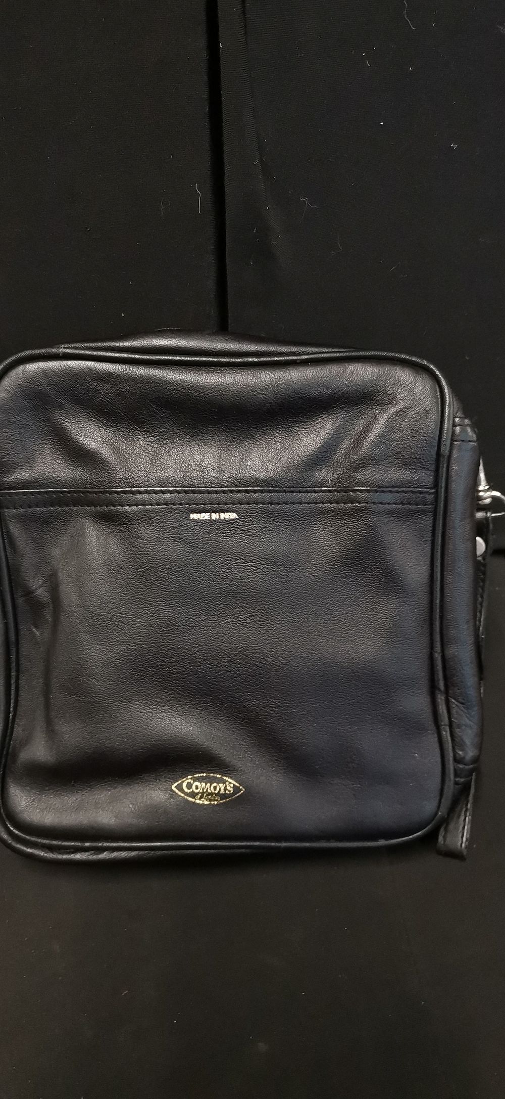 Lot 365: Comoy's of London Black Leather Accessory Case