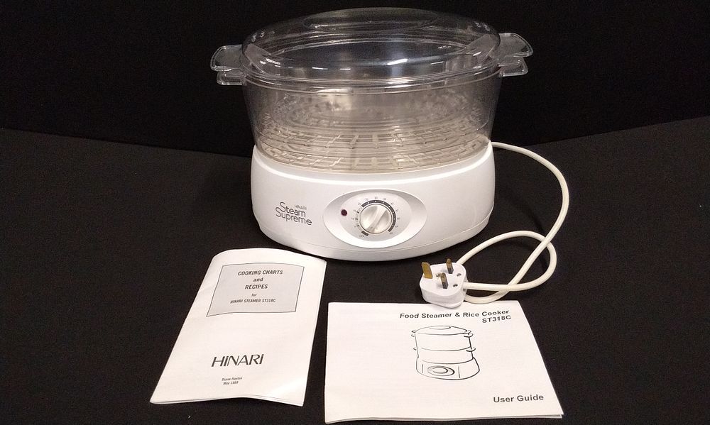 Lot 259: Hinari Steam Supreme Food Steamer and Rice Cooker ST318C