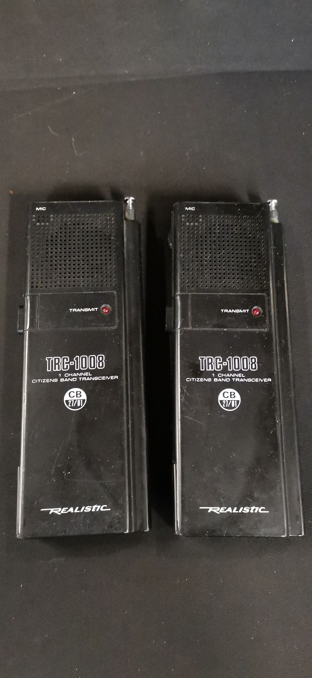 Lot 269: A Pair of Realistic TRC-1008 Citizens Band Transceivers