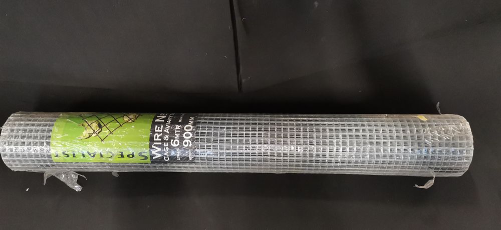 Lot 298: Roll of Galvanised Specialist Wire Net Cage and Aviary Mesh