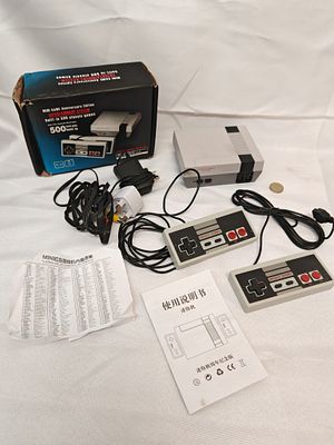 Mini Game Anniversary Edition Entertainment System, 8-Bit Style Plug-and-Play Console, c. 2017-2022