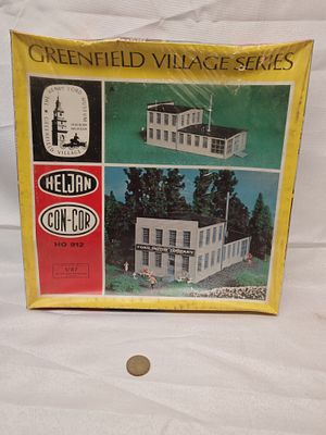 Still Sealed Heljan and Con-Cor HO Scale Ford Motor Company Factory Building Kit, HO 912, Circa 