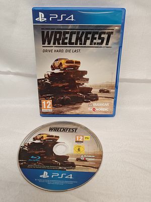 Wreckfest Video Game for PlayStation 4, European Release CUSA-08652, Circa 2019. This lot 