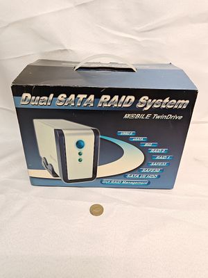 MOBILE TwinDrive Dual SATA RAID External Hard Drive Enclosure, Circa 2005-2010. A MOBILE 