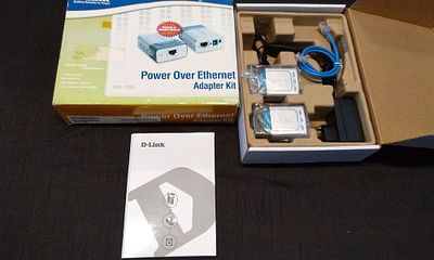 D-Link DWL-P200 Power Over Ethernet Adapter Kit. A D-Link DWL-P200 Power Over Ethernet Adapter 