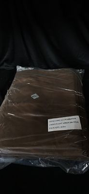 Ten Catering Clobber Brown Chef's Waist Aprons. A pack of ten brown chef's waist aprons by 
