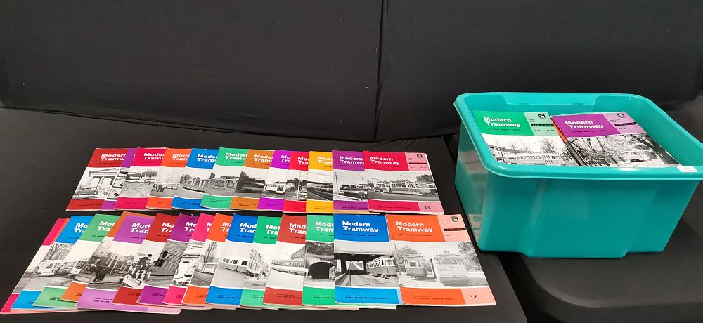 Lot 355: A Collection of Modern Tramway and Light Railway Review Magazines