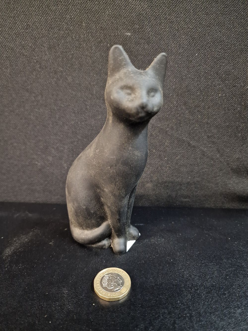 Lot 388: Hand Made Czech Cat Figurine