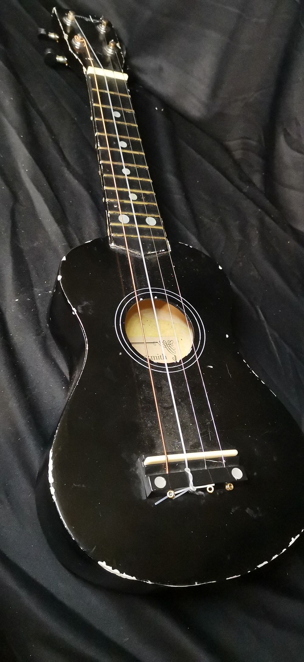 Lot 287: Martin Smith UK-212-BK Soprano Ukulele in Black