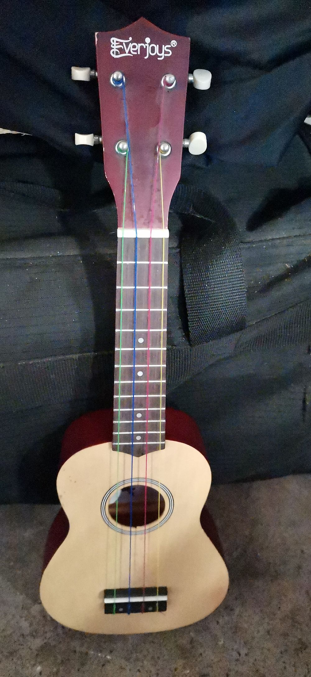 Lot 288: Everjoys Soprano 21 Inch Handmade Wooden Ukulele