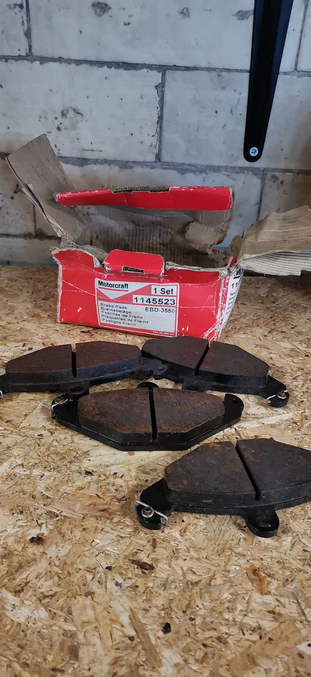 Lot 388: A Set of Motorcraft Brake Pads for Renault