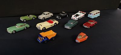 A Collection of Dinky Corgi and Lledo Die-cast Vehicles. A collection of multi-coloured die-cast 