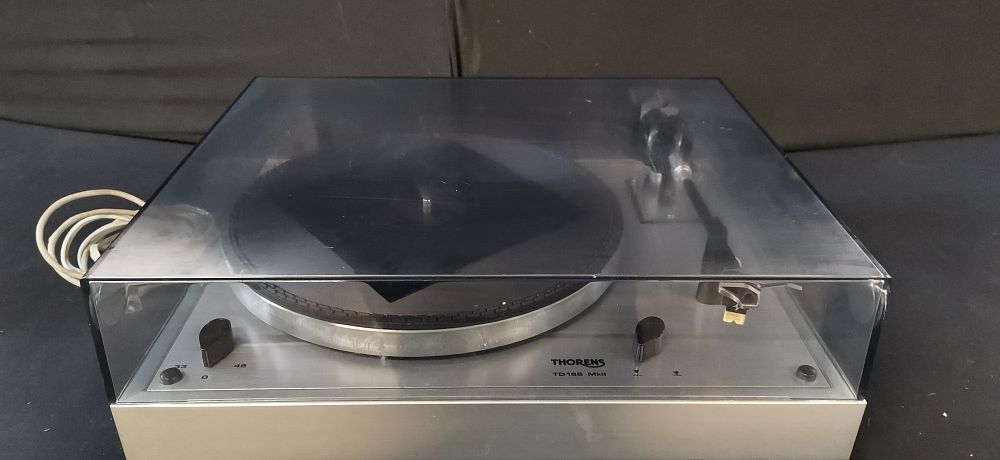 Lot 298: Thorens TD166 MkII Turntable and Kenneth Baker Record. Untested. COLLECTION ONLY