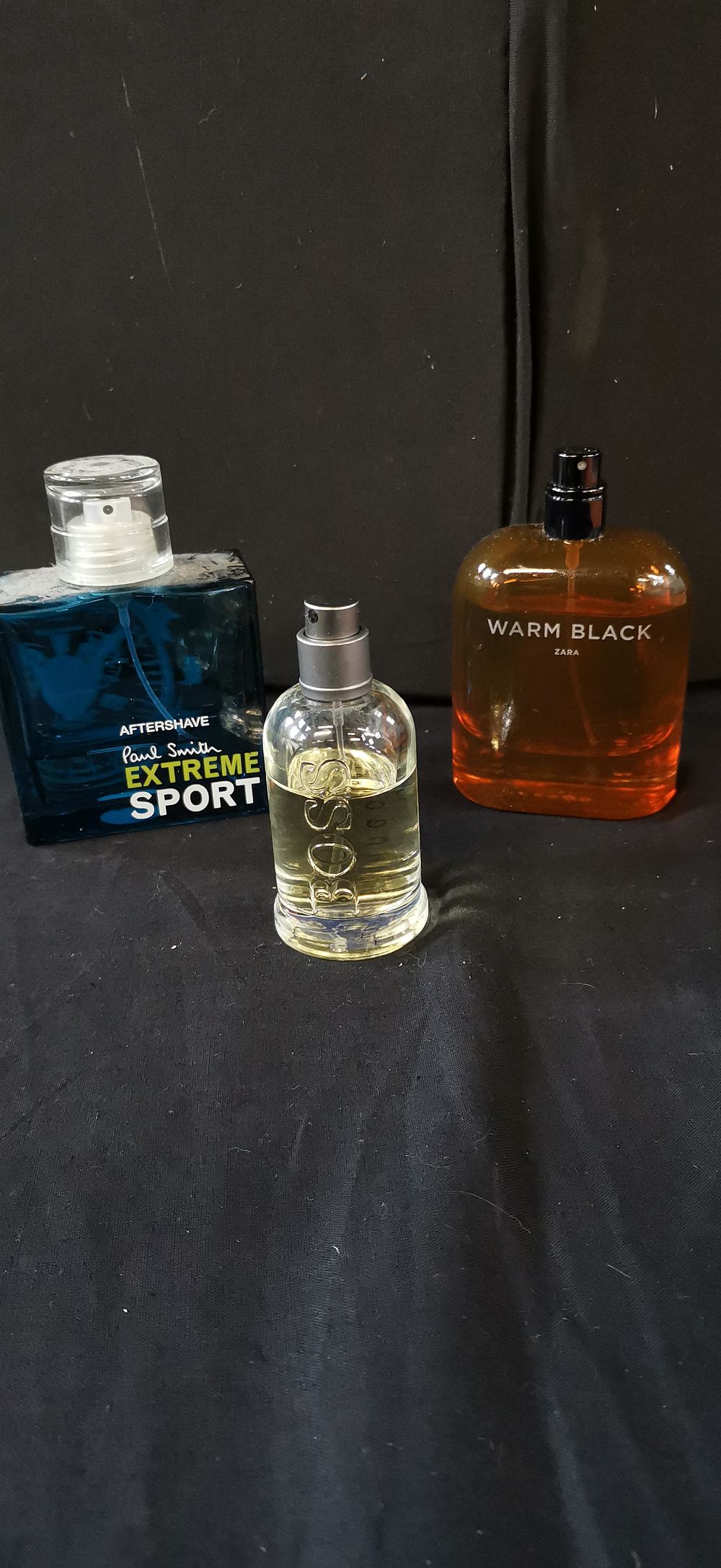 Lot 325: A Trio of Men's Fragrance Bottles including Hugo Boss