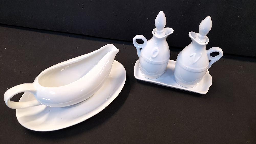 Lot 339: A Collection of White Ceramic Tableware
