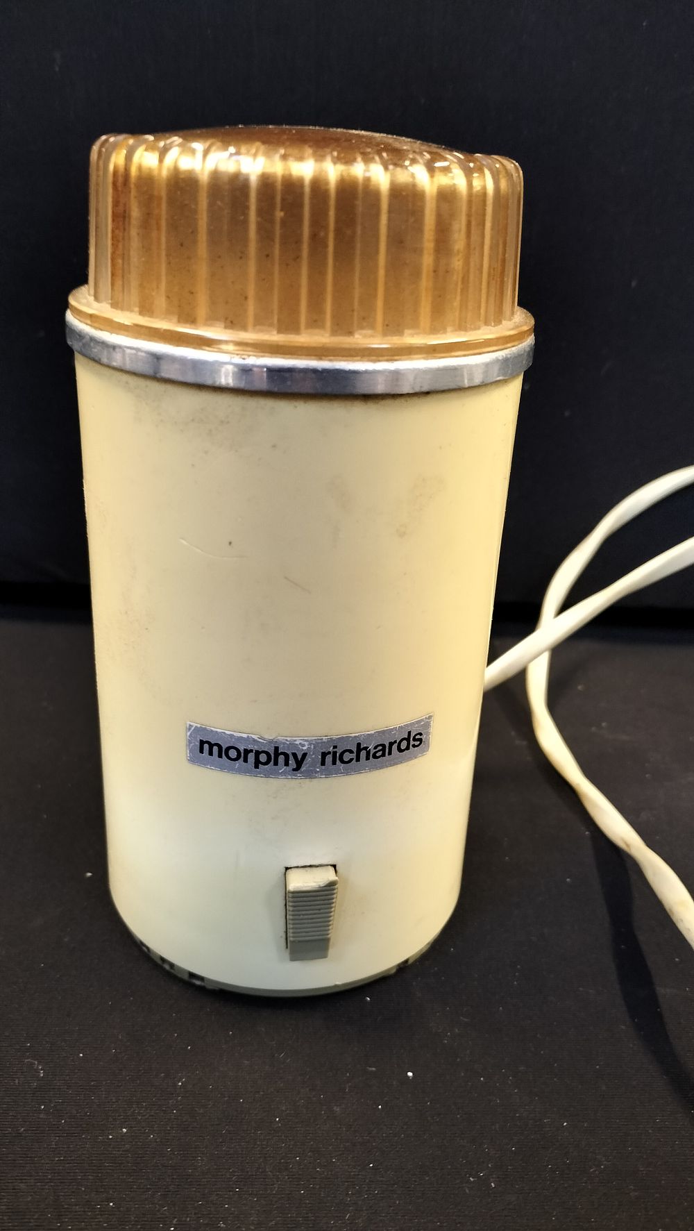 Lot 342: Morphy Richards Model CML Electric Coffee Grinder, Tested for Power.
