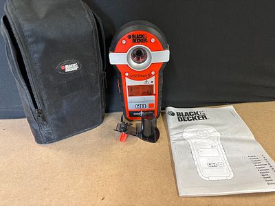 One Black & Decker LaserPlus Auto-Levelling Laser Level Stud Finder. One Black &amp; Decker 