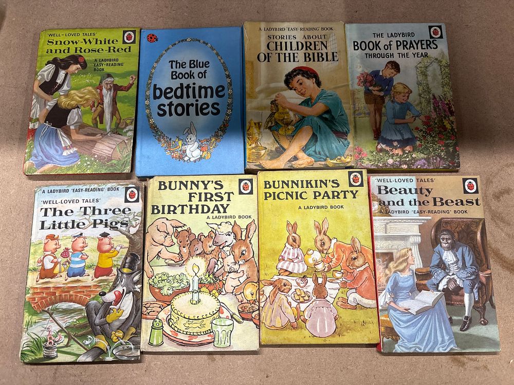 Lot 298: Eight vintage Ladybird children's books