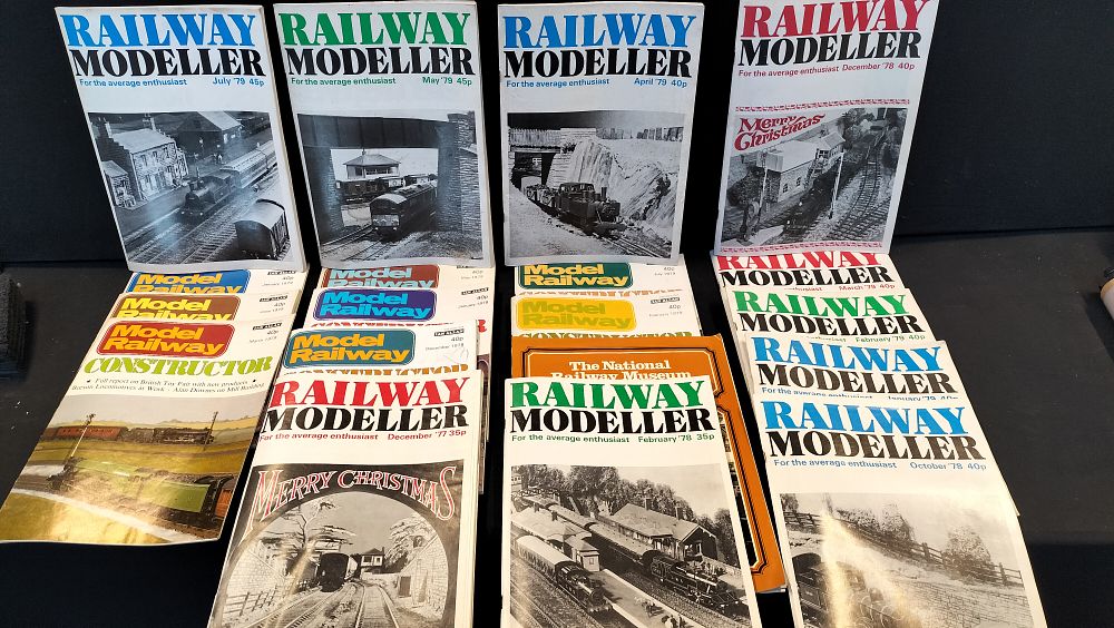 Lot 255: A Collection of Vintage Railway Modeller and Constructor Magazines