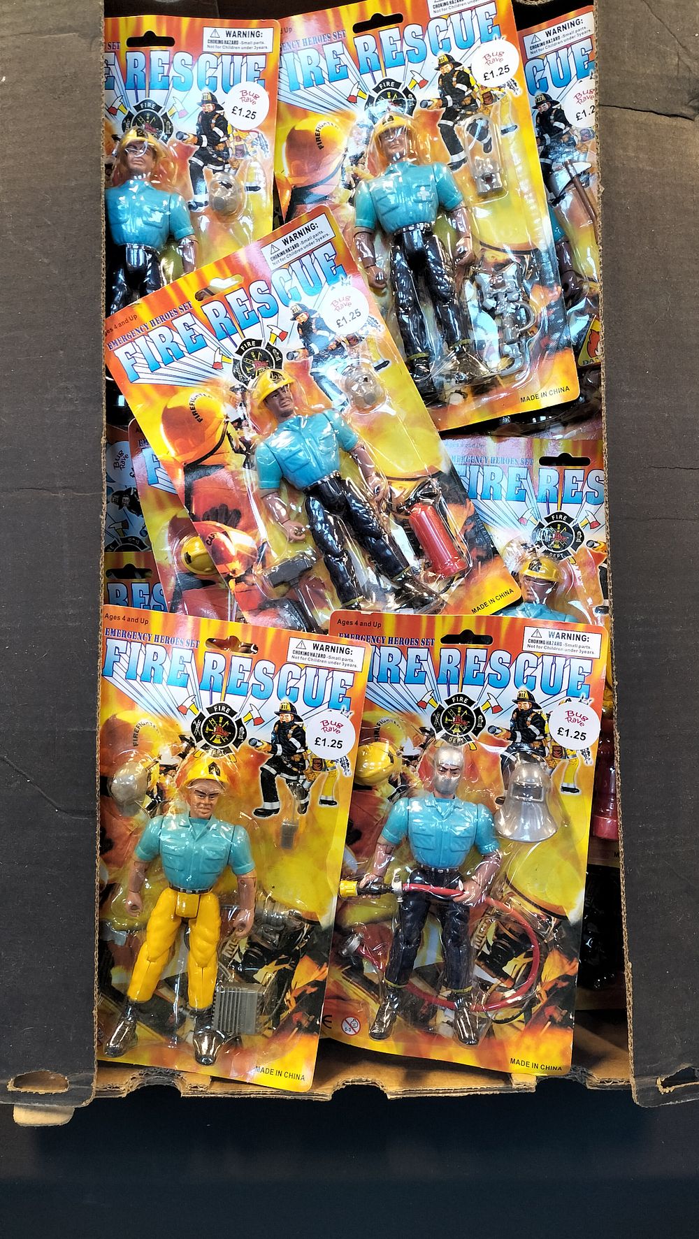 Lot 260: A Collection of Emergency Heroes Set Fire Rescue Action Figures