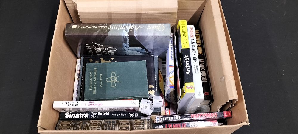Lot 274: A Collection of Books Including Adventure and Biography Titles