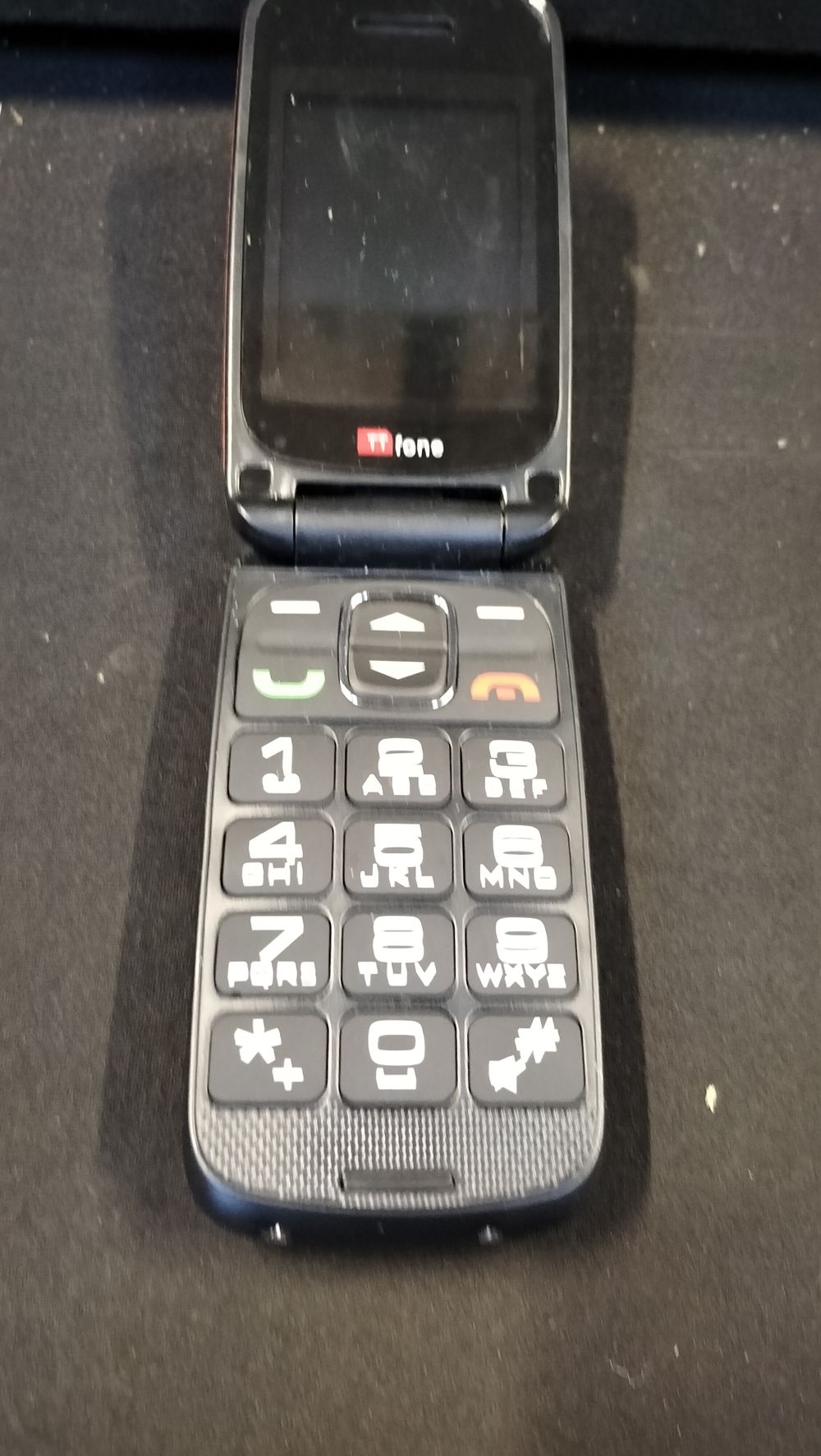 Lot 282: TTfone Star TT300 Big Button Flip Mobile Phone untested