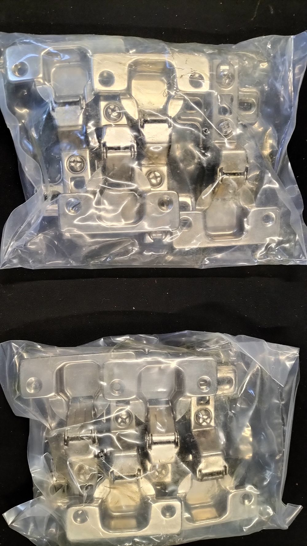 Lot 296: Multiple Silver Toned Metal Cabinet Hinges Marked H-2 HG-D