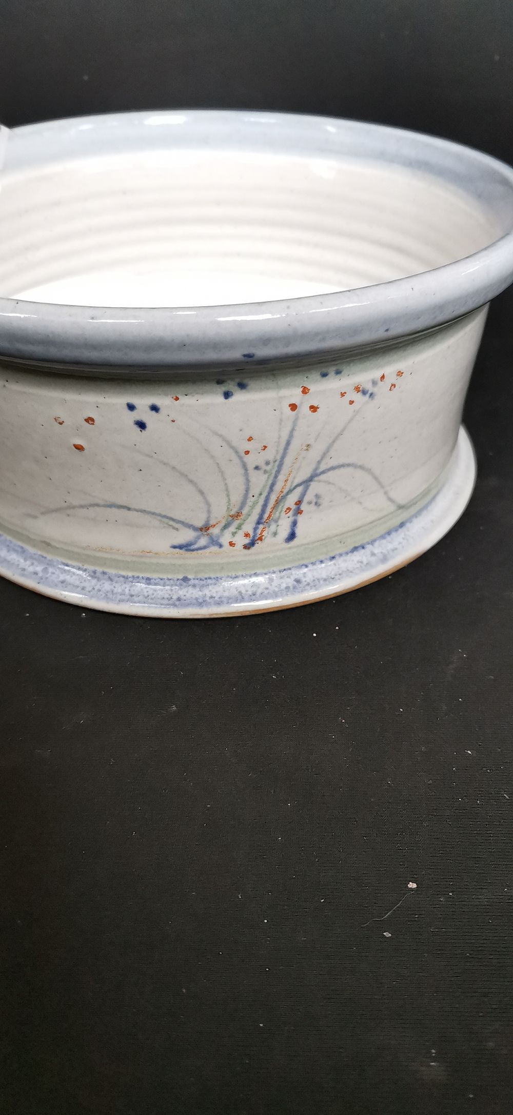 Lot 458: Kelbrook Pottery Ceramic Floral Decorated Bowl