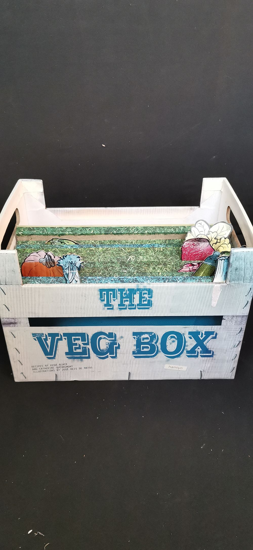 Lot 491: The Veg Box Recipe Card Set by Hamlyn