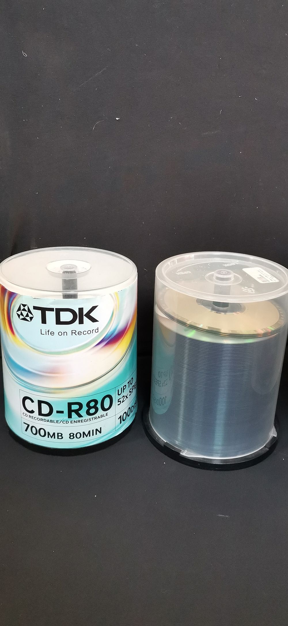 Lot 500: A Collection of TDK, Samsung, and Verbatim Recordable Discs