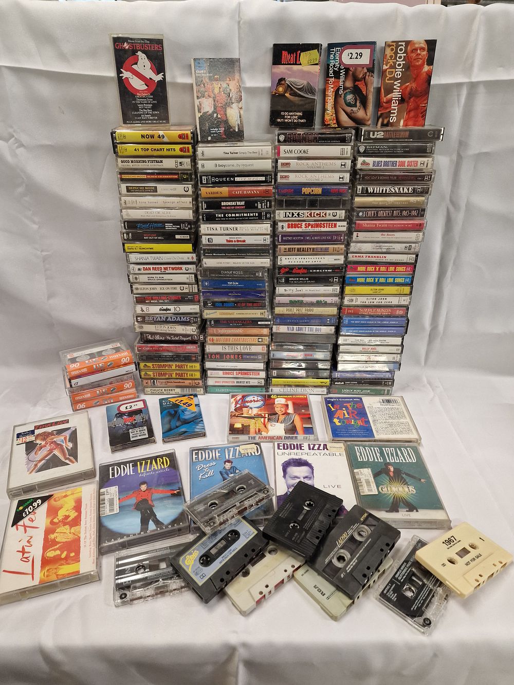 Lot 302: A Collection of Music and Comedy Cassette Tapes. Various Artists and Labels, c. 1980s-2000s.