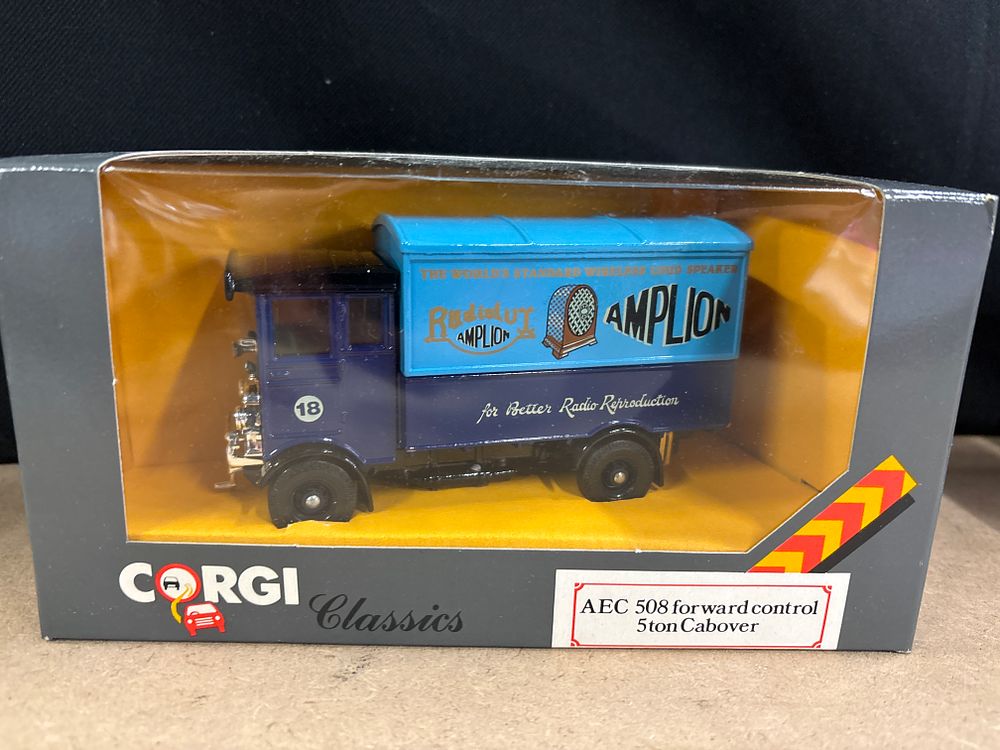 Lot 279: Corgi AEC 508 Forward Control 5 Ton Cabover Amplion Van, Corgi Classics Series