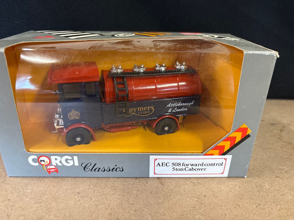 Lot 283: Corgi AEC 508 Forward Control 5-ton Cabover Tanker Gaymers Cyder C945/2