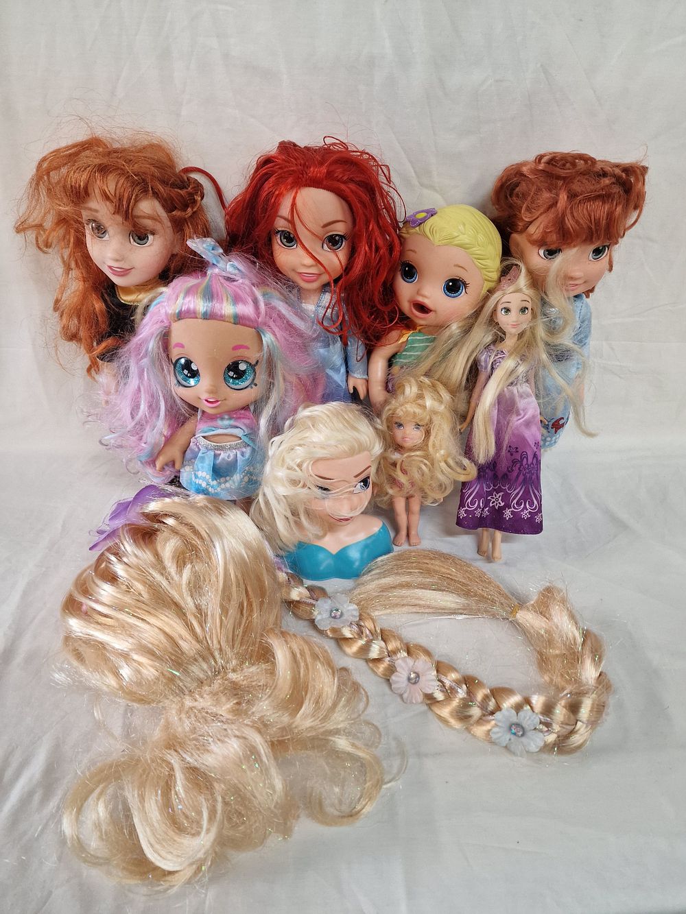 Lot 298: A Collection of 8 Disney Princess and Character Dolls